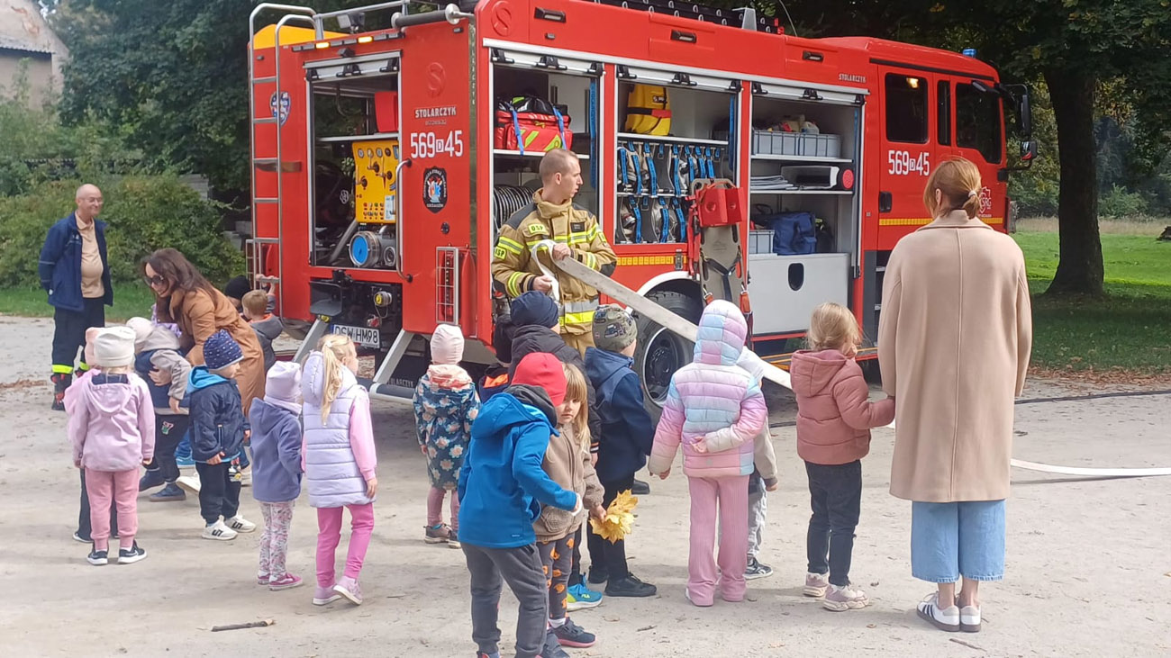 Strażacy z OSP Goczałków edukowali  przedszkolaków w Morawie [FOTO] 